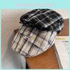 Vintage British Style Beret With Breathable Cotton Polyester For Spring Autumn Fashion Fans