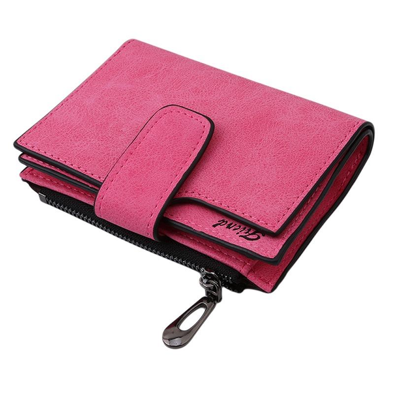 Женский портативный клатч-кошелек с коротким замком, мини-кошелек для денег, держатель для карт