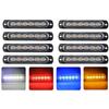 1X Truck LED Strobe Police Warning Light 6SMD Grille Flashing Side Light Bar Car Trailer Beacon Lamp Amber Traffic Light 12V 24V