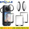Для Insta 360 X3 Lens Guard Screen Protector Film Set, Anti Scratch Guards Dual-Lens 360 Mod для Insta360 X3 Accessories