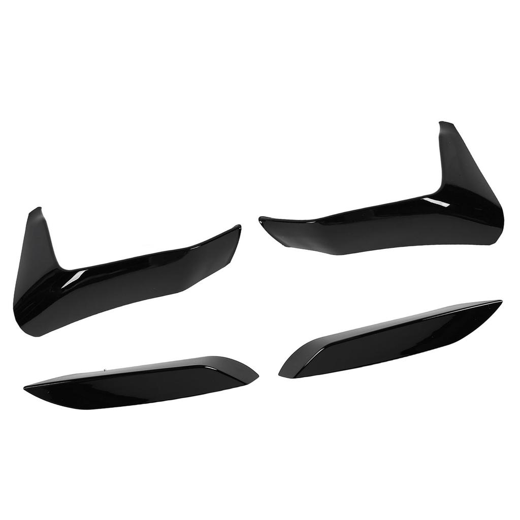 4Pcs Front Bumper Grille Fog Light Spoiler Set ABS Improve Sporty Appearance Front Bumper Splitter for F80 F82 F8 4