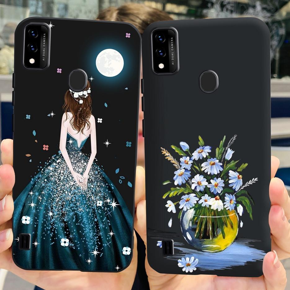 Чехол для ZTE Blade A51 A71 Новый модный окрашенный задний чехол Ударопрочный чехол для телефона для ZTE Blade A71 A7030 BladeA51 Мягкий ТПУ Fundas