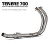 Yamaha TENERE 700 Передняя часть выхлопной системы из нержавеющей стали - Подключается к оригинальной/51MM