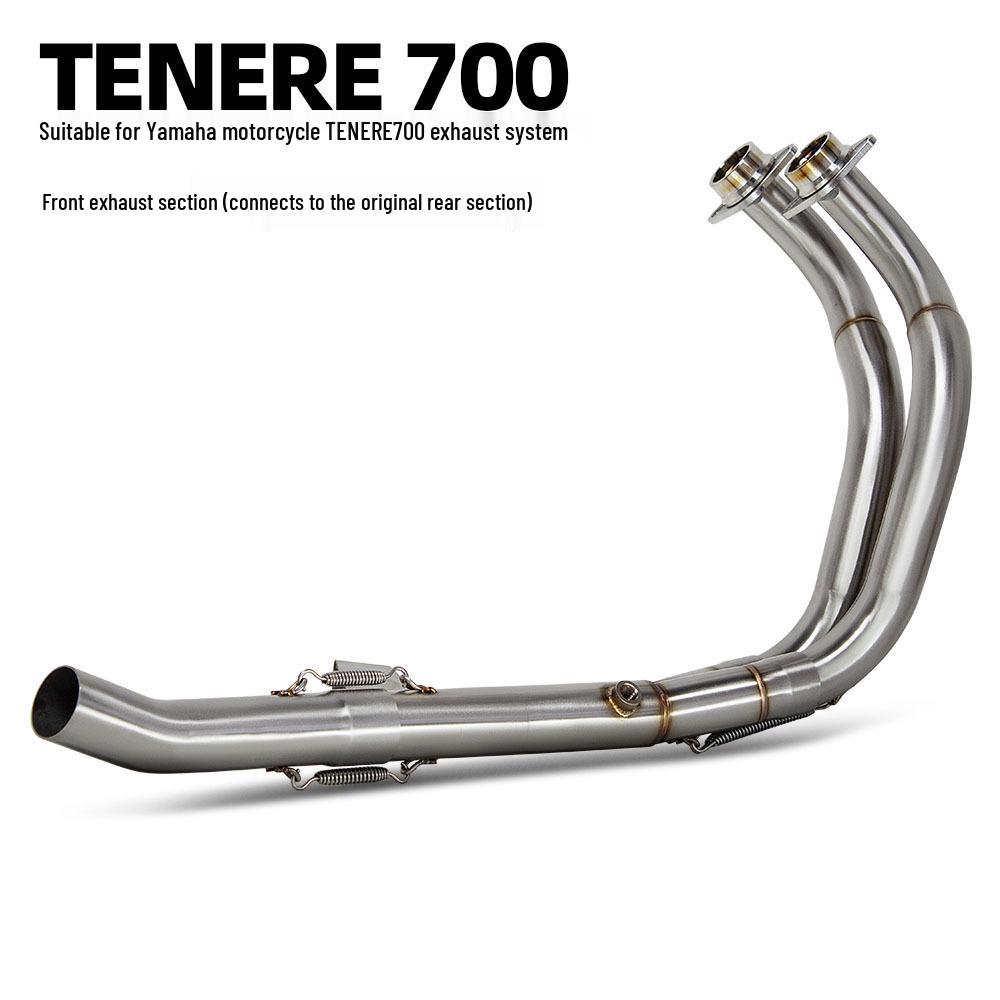 Адаптер выхлопной трубы из нержавеющей стали для Yamaha TENERE 700, Оригинальный/Совместимый 51 мм.