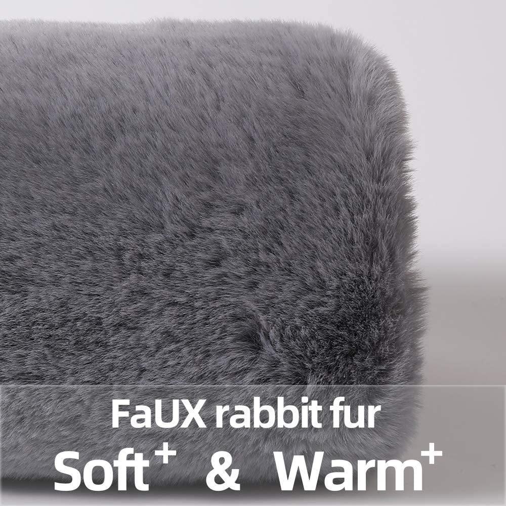 Рукав роскошный грелка для рук зимние перчатки женские мужские перчатки теплые флисовые рукава меховая муфта грелка для рук