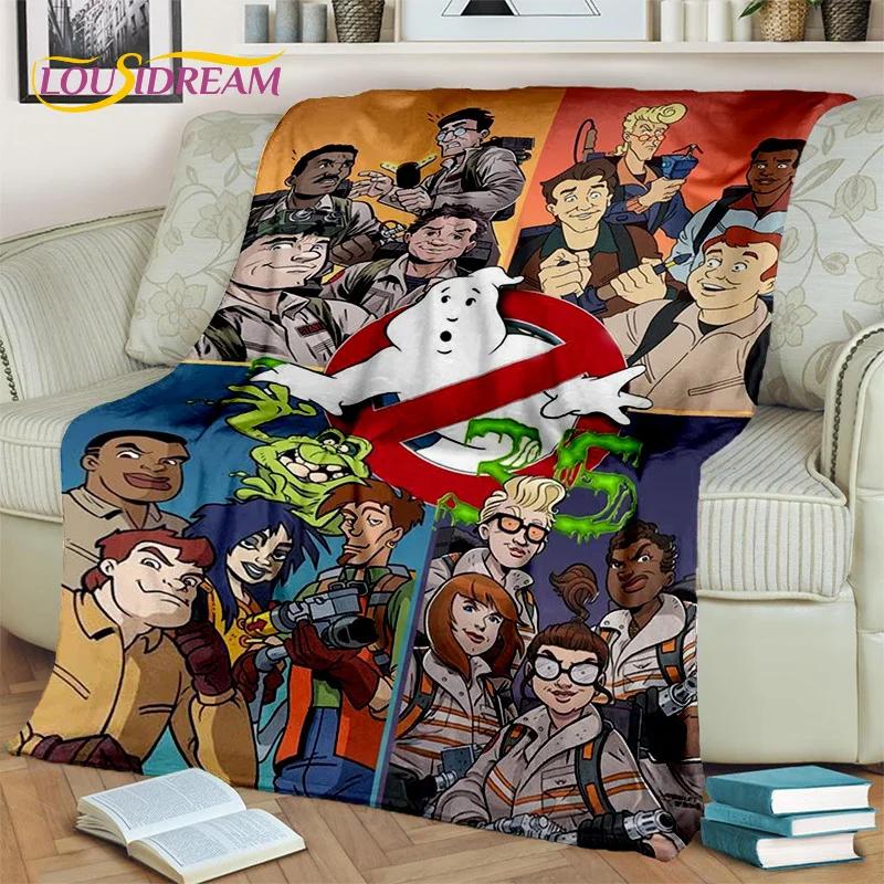 Одеяло G-Ghostbusters с героями мультфильмов, мягкое фланелевое одеяло для дома, спальни, кровати, дивана, пикника, офиса, пешего туризма, отдыха, сна, подарок