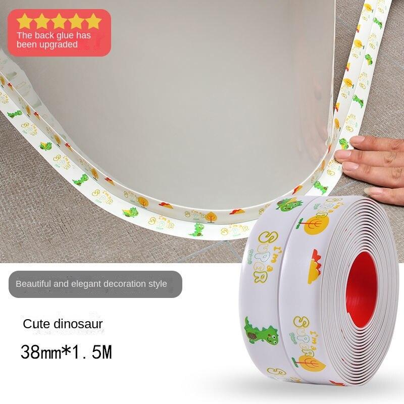 Водонепроницаемая наклейка на стену из ПВХ для кухни, водонепроницаемая наклейка для туалета, швея, бесшовная наклейка для раковины в ванной, против плесени