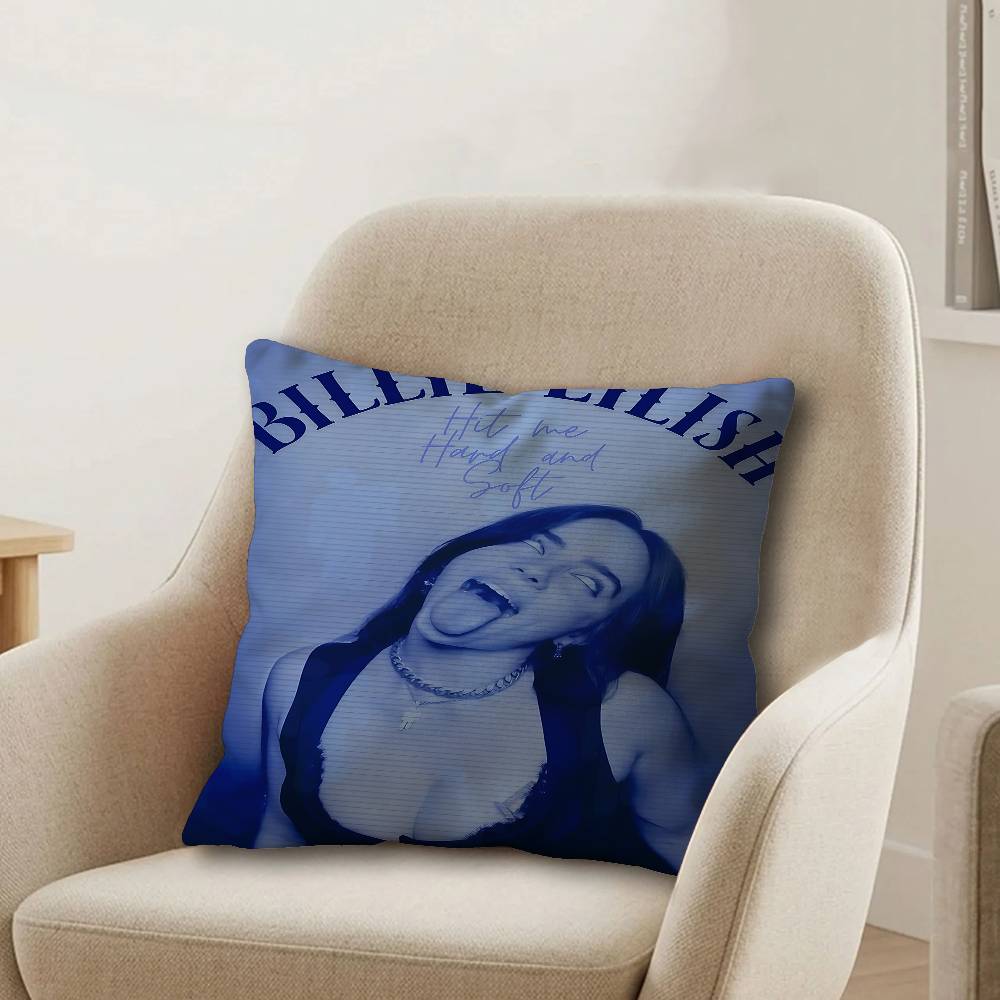 Hot Singer BBillies EEilishS Pillow Anime Pillow Sofa Bed Head Pillow Cover Cushion Cover x cm Fashion