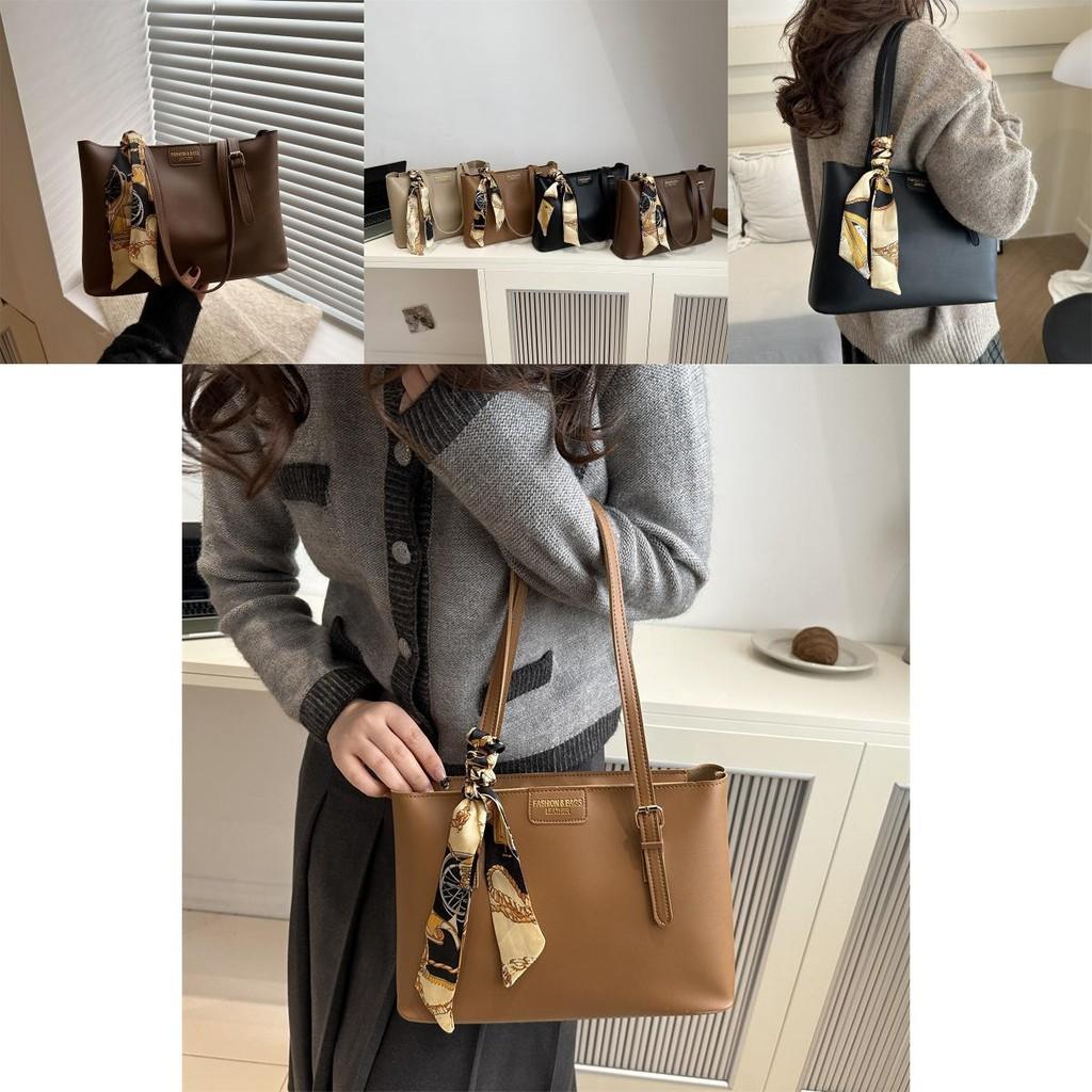 Chic And Elegant Large Capacity Pu Tote Bag For Women Perfect For Daily Commute