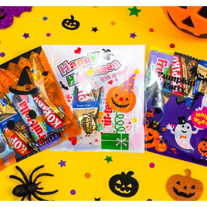 Halloween candy OPP packaging 100p+100p (3 Option)