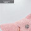 Warm Knitted Hat Thickened Ponytail Hat Fashion Winter Hat  for Women