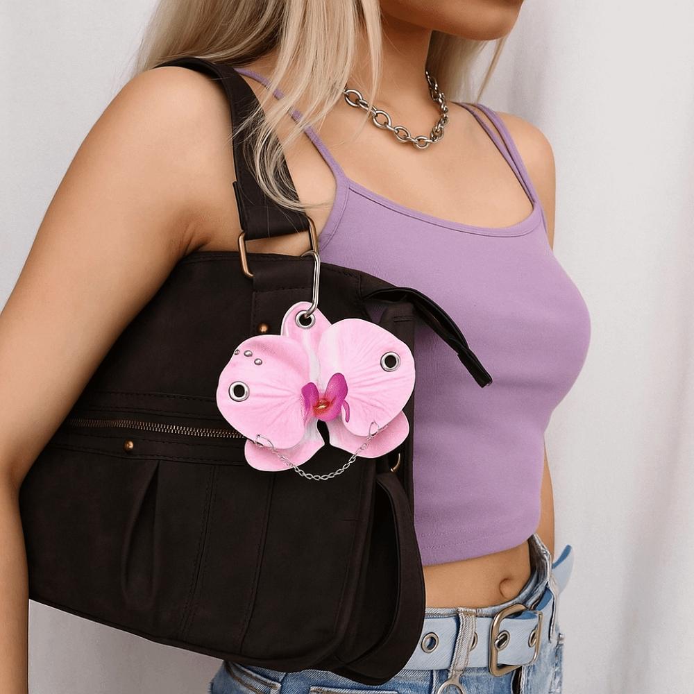 Брелок Орхидея Фаленопсис Брелок Подвески для телефона Подвеска для сумки Подвеска Имитация цветка Пара Дети