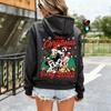Худи с принтом для рождественской вечеринки Disney для женщин и мужчин, Микки, мультяшная графика, пуловер, толстовка, повседневная уличная куртка, зимняя мода