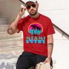 VICE 2026 fashion heavyweight hot selling retro printed pattern fun round neck T-shirt for daily comfort