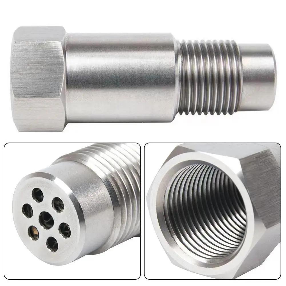 Oxygen Sensor Spacer Adapter O2 Sensor Simulator Extender M18x1.5 Mini Catalytic Converter CEL Eliminator Check Engine Light