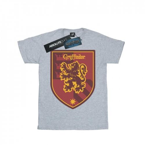 Harry Potter Mens Gryffindor Crest Flat T-Shirt