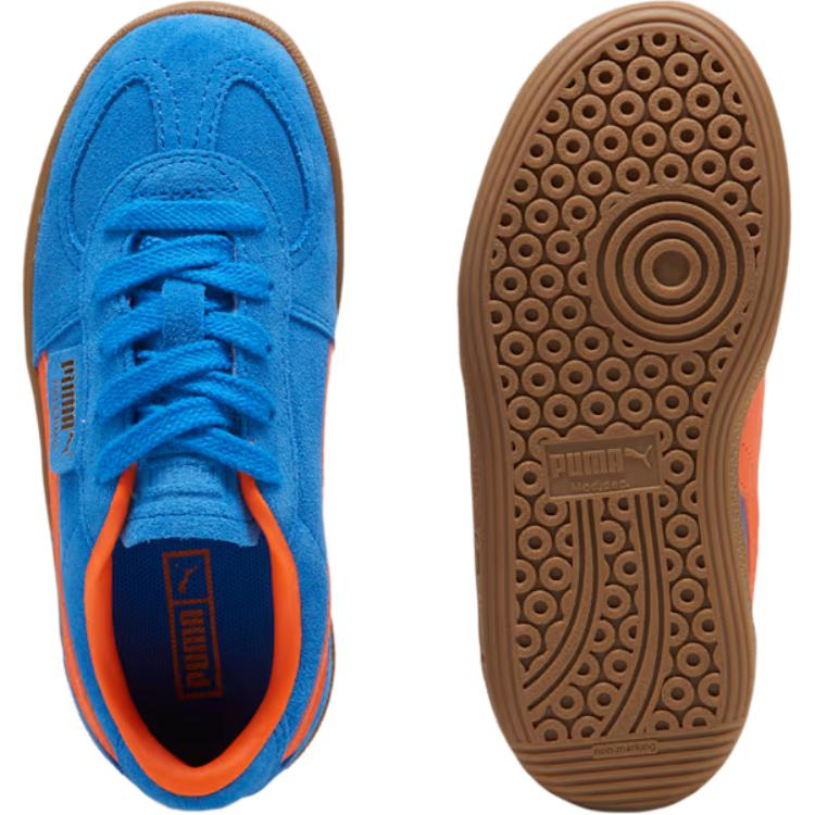 Puma Палермо Маленький Ребенок Гиперссылка Синее Пламя Мерцание Детские Кроссовки Резина 397273-17