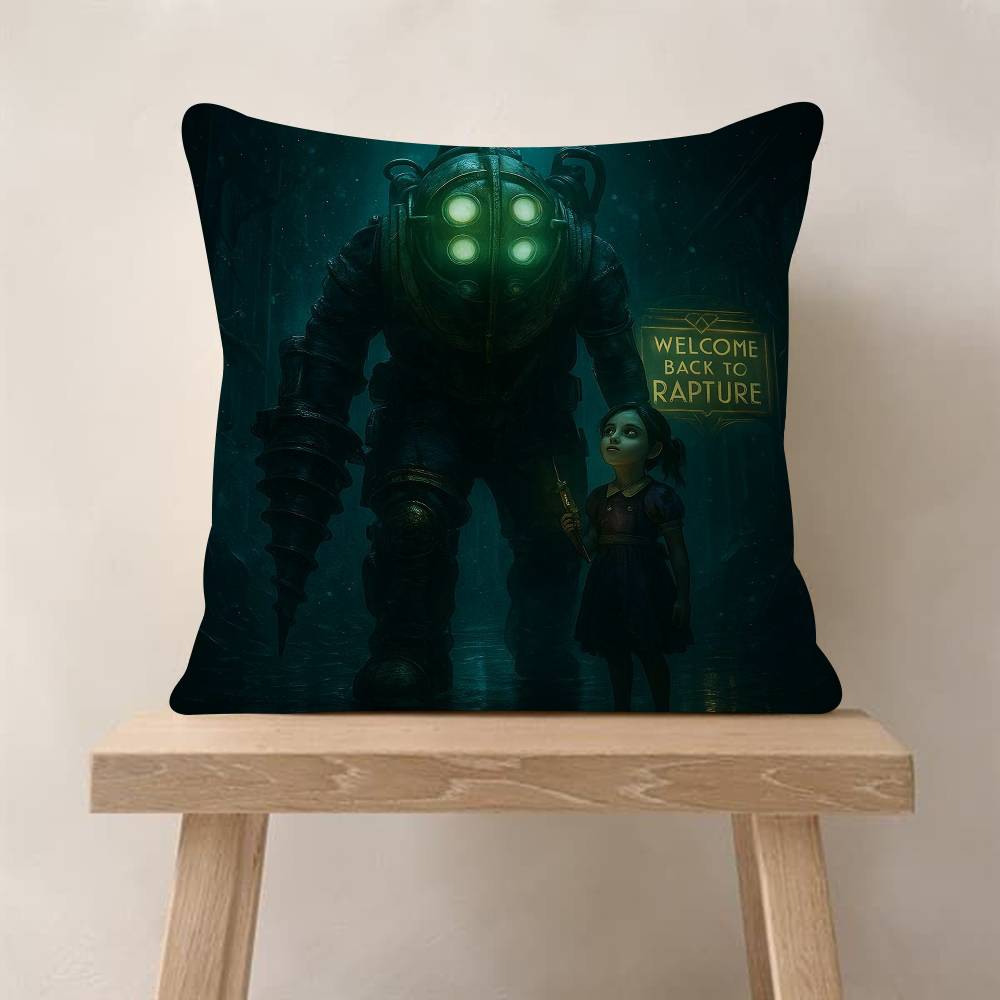 Чехол для подушки PC BioShock Чехол для подушки-плед в машину Чехол для подушки на диван Автомобильный Рождественский подарок