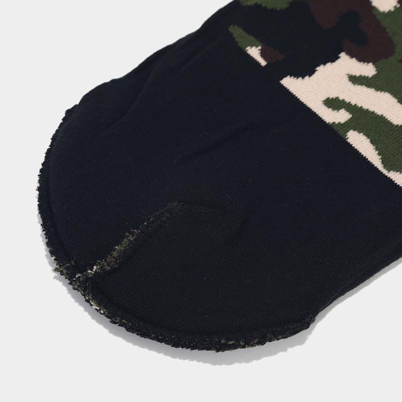 Unisex Winter Warm Knit Beanie Camo Jacquard Rolled Edge Casual Hat Amazon Hot Sale