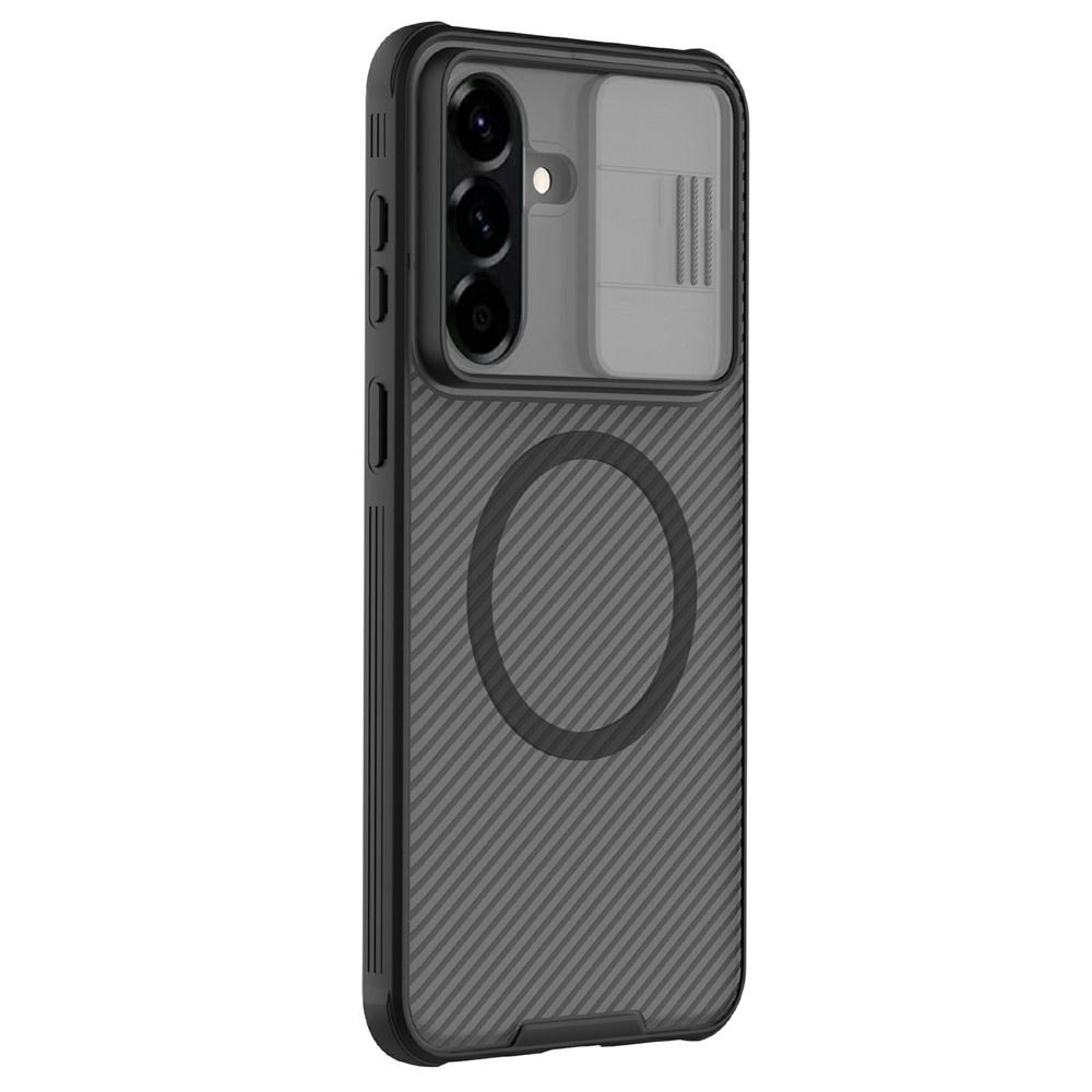 Nillkin Case for Samsung Galaxy A57 5G, CamShield Pro Magnetic, for MagSafe, Transparent / Black