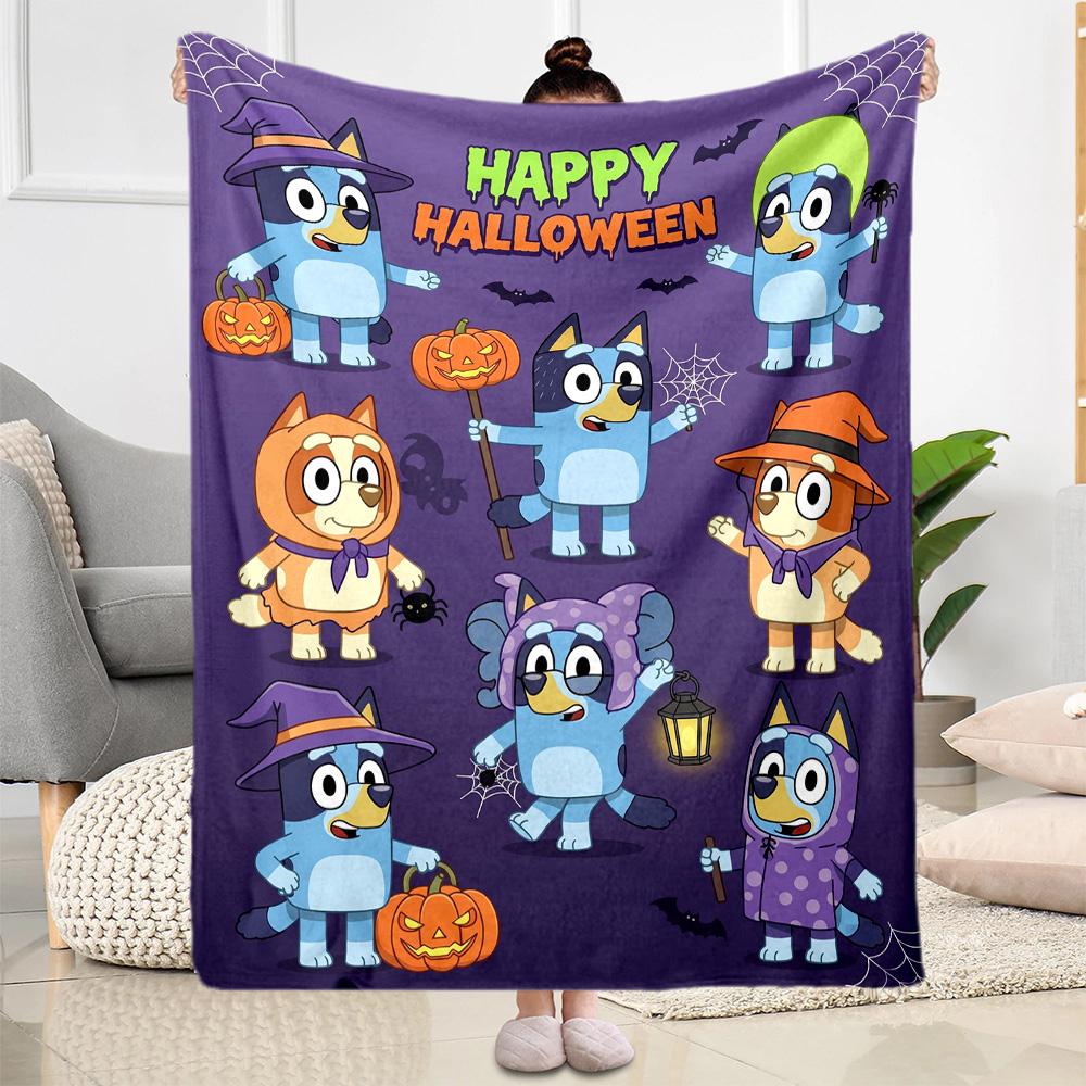 Halloween Costumes Friends Blanket Soft & Cozy Perfect for Chair Livingroom Bedding Four Seasons Multipurpose Playful Design