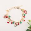 New Christmas Bracelet Snowflake Pendant Bracelet Christms Christmas Multi-element Alloy Bracelet