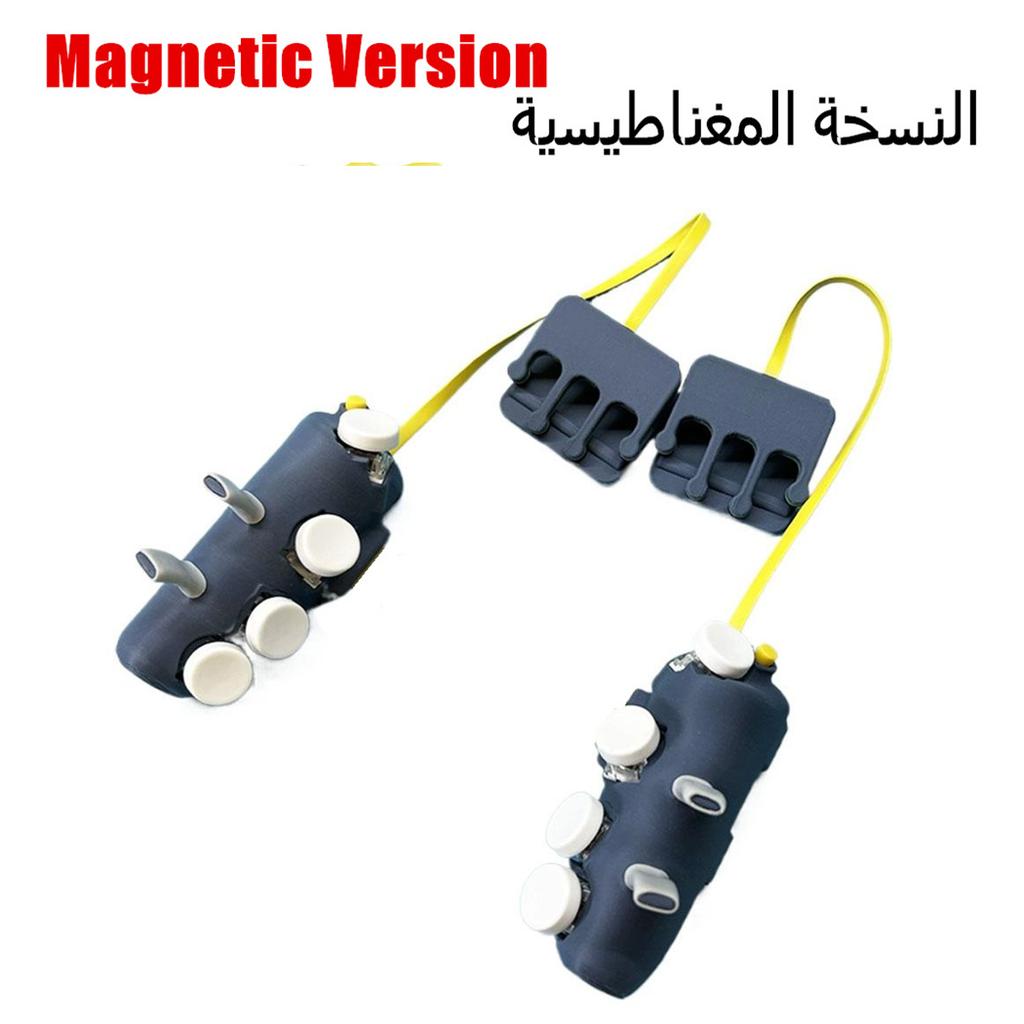 DIY Magnetic Game Controller Ipad Tablet Gamepad 8/6/4 Buttons Pulse Continuous Shooting PUBG Trigger for 7.9inch to 13.4inch 5