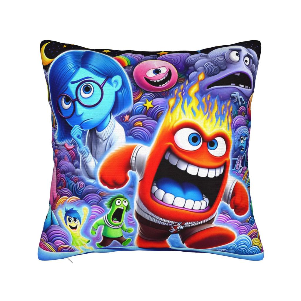 Explosion of Emotions Premium Scoop Square Pillow Cases Insides Outs Cushion Covers Fashion Decorative Pillowcover for Home