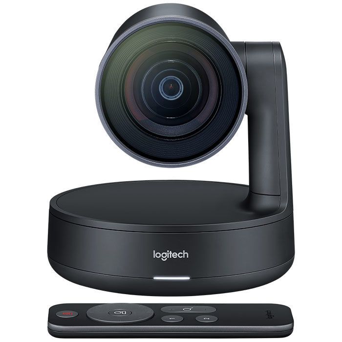 LOGITECH Камера для видеоконференций - 13 мегапикселей - 60 кадров в секунду - Матовый черный, Серо-сланцевый - USB 3.0 - Видео 3840 x 2160 - Автофокус