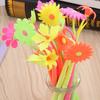 Back To School Season 10pcs 0.5mm Creative Office Stationery Flower Water-based Pen Small Flower Signature Pen Soft Silicone Flower Neutral Pen