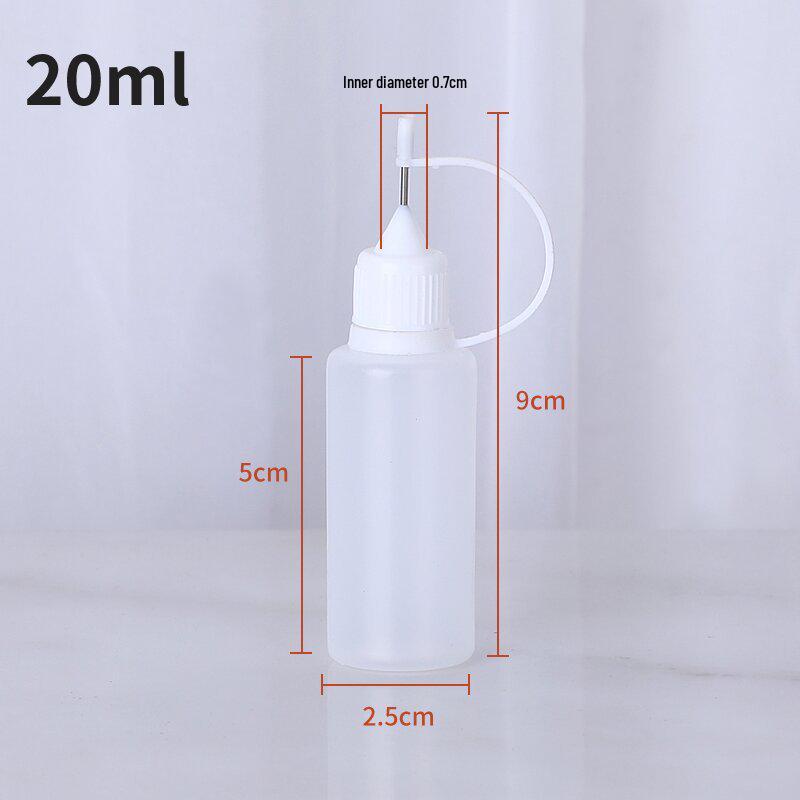 ПЭ-бутылка с игольчатым дозатором для эфирных масел, пигментов, клея и чернил