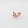 [1+1] Surgical Pin Cubic Piercing Petit Fly 3 Types, Choose 1, One Side Sale