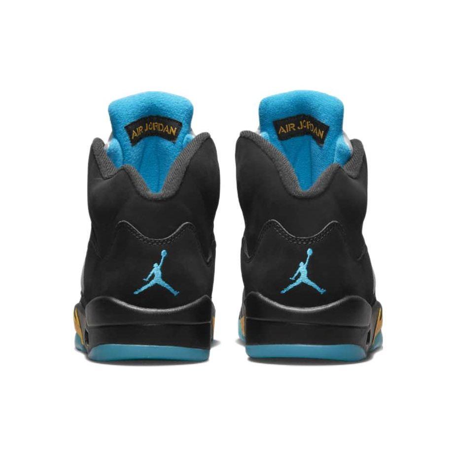 Мужские кроссовки Air Jordan 5 Retro Aqua Black Aquatone Taxi DD0587-047