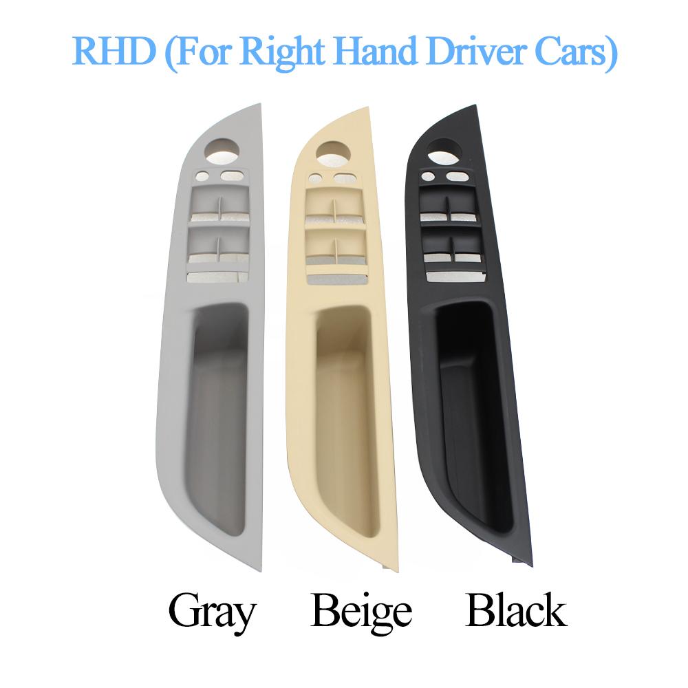 Left/Right Hand Driver Car Inner Door Armrest Pull Handle Panel Trim Cover For BMW 5 Series E60 E61 2006-2010 51416983703