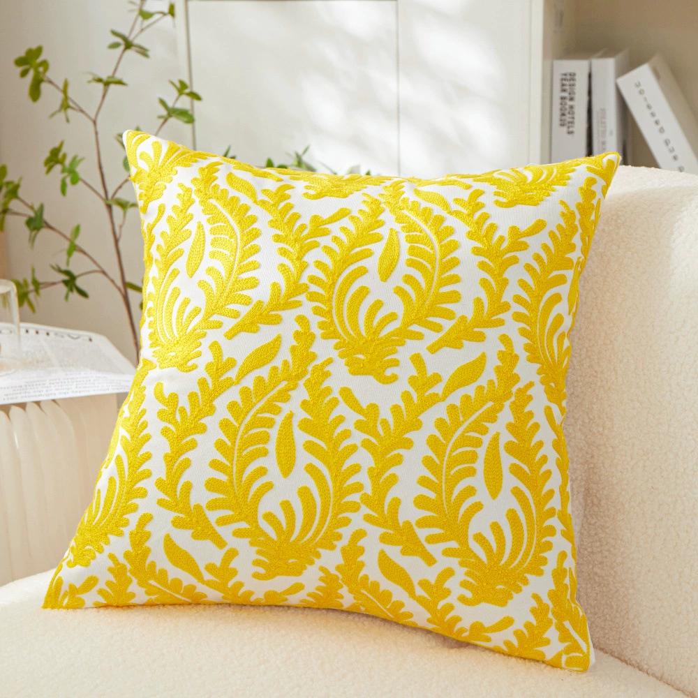 Nordic Ins Style Geometric Embroidery Pillowcase Creative 3D Home Decoration Cushion Cover Fashion Bohemia Series Pillow Case