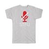 Gift T-Shirt : Retro Microphone Print STFU Music Radio Vintage Card Poster