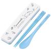 Chopstick Spoon Combination Set 18cm Antibacterial Finished Lunch Box for Adults Comes with Silicone Cushion and Doesn't Make a Sound Made In J