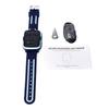Kids Smart Watch Waterproof Voice Call Large Screen Sports Smartwatch with Location Blue Foreign