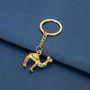 Zinc Alloy Alloy Camel Keychain Simple Desert Camel Pendant New Car KeyRing  Tourist Souvenir
