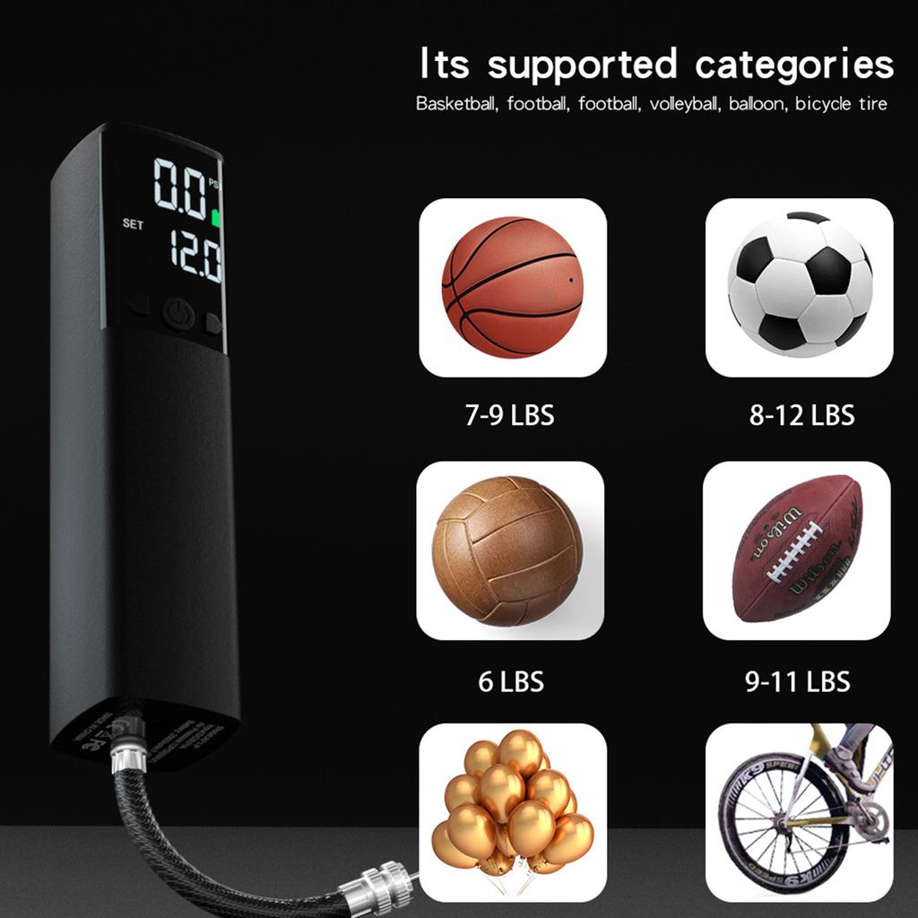 Портативный автомобильный воздушный насос воздушный насос умный беспроводной баскетбольный насос