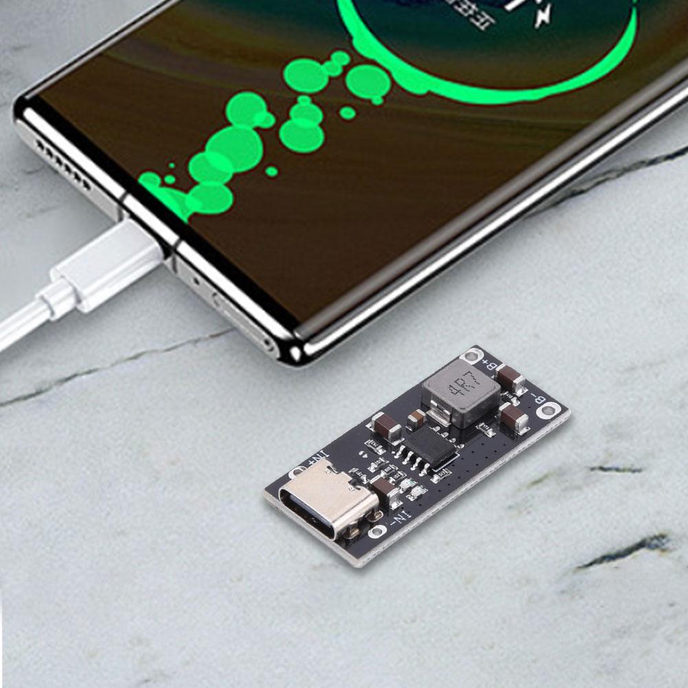 1-10PCS Type C USB Input High Current 3A Polymer Ternary Lithium Battery Quick Fast Charging Board IP2312 CC/CV Mode 5V To 4.2V