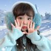 Windproof Foldable Ear Cover Thicken Children's Ear Warmers Fashion Winter Plush Earmuffs  Outdoor