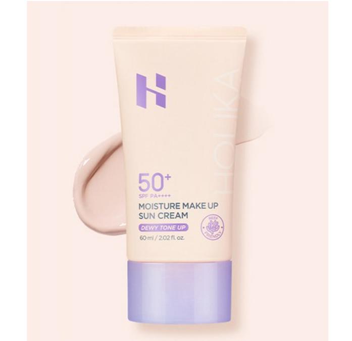HOLIKA HOLIKA Солнцезащитный крем для макияжа SPF50+ PA+++ 60 мл – Контроль жирности и увлажняющие типы