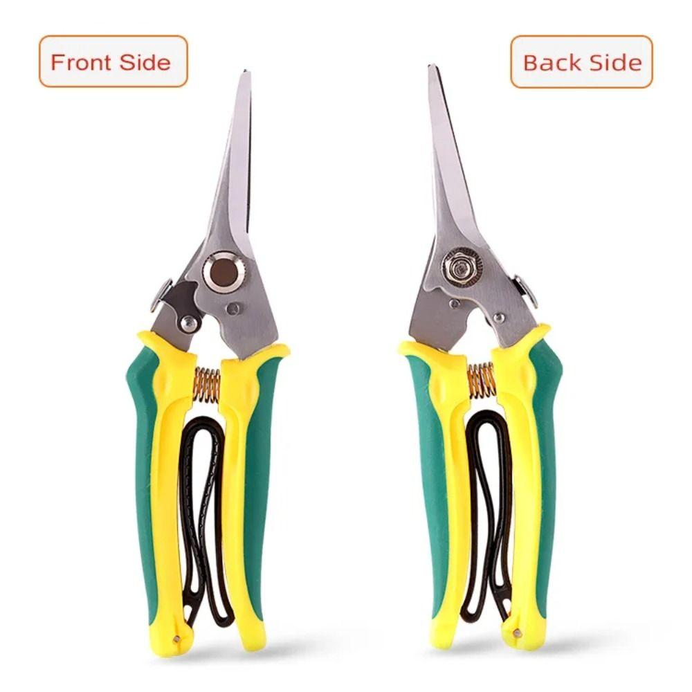 Safe Lock Pruning Shears Stainless Steel Tree Branch Trimmer Garden Pruner Yard Maintenance