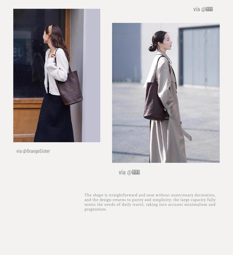 Сумка на плечо из кожи с меховым цветком - Ретро-кожа растительного дубления