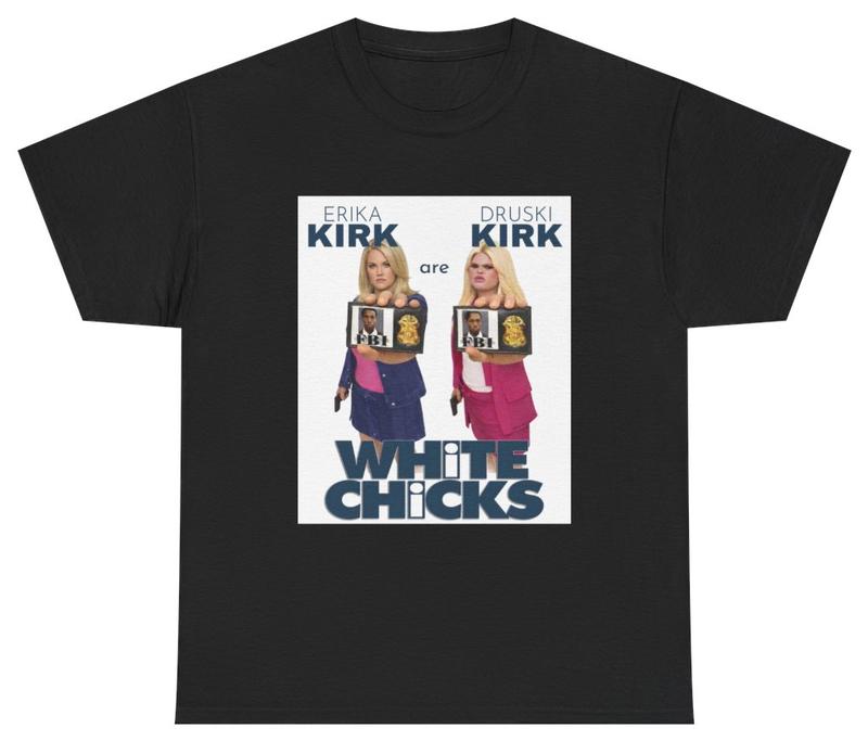Белые Цыпочки Druski Эрика Кирк Пародия на Фильм Футболка Унисекс Юмористическая Футболка