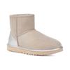 UGG Classic Mini Suede Sheepskin Simple Comfortable Versatile Snow Boots Women Boots Silver Brown 1120872-GOA