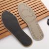 Unisex Genuine Cowhide Leather Insole: Breathable, Odor-Resistant, Shock-Absorbing, Non-Slip Cushion for Sweat Absorption.