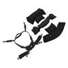 Helmet Dial Suspension System with Lining Pad Set Adjustable Knob Helmet Chin Strap Modifications for FAST for MICH