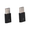 2 шт. OTG-адаптер Micro USB на Type-C, адаптер-конвертер для синхронизации, передачи данных и зарядки